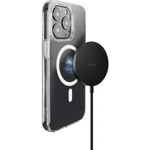 Ładowarka bezprzewodowa PURO Magnetic Charging Cable USB-C MagSafe 15W (czarny)