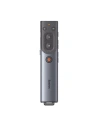 Multifunktionsfernbedienung Baseus Orange Dot für Präsentationen, mit rotem Laserzeiger, akkubetrieben (grau)