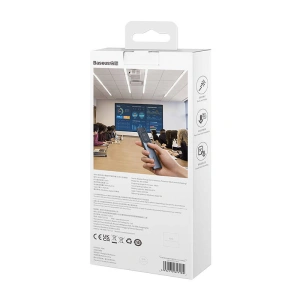 Buy Baseus Orange Dot Multifunctionale remote control for presentation with a red laser pointer gray - BSU3877 - {ean13} - Home Screen Store Europe