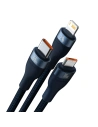 Kup Kabel 3w1 Baseus Flash Series Ⅱ USB-USB-C/microUSB/Lightning 66W 1.2m (blau) - BSU3888 - {ean13} - Sklep Home Screen