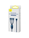 Kup Kabel 3w1 Baseus Flash Series Ⅱ USB-USB-C/microUSB/Lightning 66W 1.2m (blau) - BSU3888 - {ean13} - Sklep Home Screen