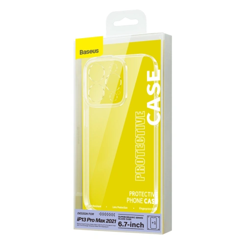 Kup Etui Baseus SuperCeramic Glass Case Apple iPhone 13 Pro Max + set de curățare - BSU3891 - {ean13} - Sklep Home Screen