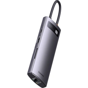Kup Hub Baseus StarJoy Series 8w1 USB-C - HDMI + 3 x USB 3.1 + USB-C PD + RJ45 + microSD/SD - BSU3895 - {ean13} - Sklep Home Screen