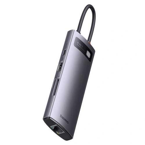 Kup Hub Baseus StarJoy Serie 8w1 USB-C - HDMI + 3 x USB 3.1 + USB-C PD + RJ45 + microSD/SD - BSU3895 - {ean13} - Sklep Home Screen
