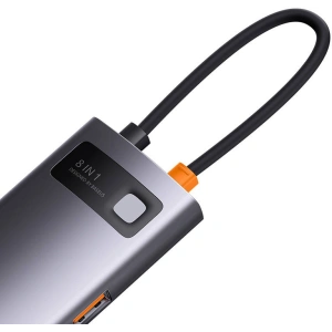 Kup Hub Baseus StarJoy Serie 8w1 USB-C - HDMI + 3 x USB 3.1 + USB-C PD + RJ45 + microSD/SD - BSU3895 - {ean13} - Sklep Home Screen