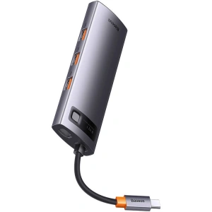 Kup Hub Baseus StarJoy Series 8w1 USB-C - HDMI + 3 x USB 3.1 + USB-C PD + RJ45 + microSD/SD - BSU3895 - {ean13} - Sklep Home Screen