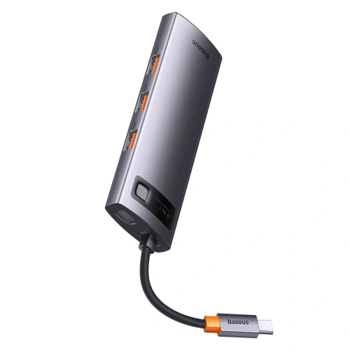 Kup Hub Baseus StarJoy Serie 8w1 USB-C - HDMI + 3 x USB 3.1 + USB-C PD + RJ45 + microSD/SD - BSU3895 - {ean13} - Sklep Home Screen