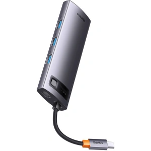 Kup Hub Baseus StarJoy Serie 6w1 USB-C - HDMI + 3 x USB 3.0 + USB-C PD + RJ45 - BSU3896 - {ean13} - Sklep Home Screen