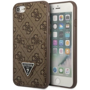 Kup Case Guess GUHCI8P4TPW Apple iPhone SE 2022/SE 2020/8/7 Hardcase braun/brown Hardcase 4G Triangle Logo Kartenfach - GUE2326 - {ean13} - Sklep Home Screen