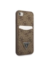 Kup Case Guess GUHCI8P4TPW Apple iPhone SE 2022/SE 2020/8/7 Hardcase braun/brown Hardcase 4G Triangle Logo Kartenfach - GUE2326 - {ean13} - Sklep Home Screen