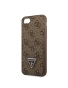 Kup Case Guess GUHCI8P4TPW Apple iPhone SE 2022/SE 2020/8/7 Hardcase braun/brown Hardcase 4G Triangle Logo Kartenfach - GUE2326 - {ean13} - Sklep Home Screen