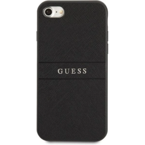 Kup Case Guess GUHCI8PSASBBK Apple iPhone SE 2022/SE 2020/8/7 schwarz Saffiano Strap - GUE2327 - {ean13} - Sklep Home Screen