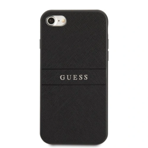 Kup Case Guess GUHCI8PSASBBK Apple iPhone SE 2022/SE 2020/8/7 schwarz Saffiano Strap - GUE2327 - {ean13} - Sklep Home Screen