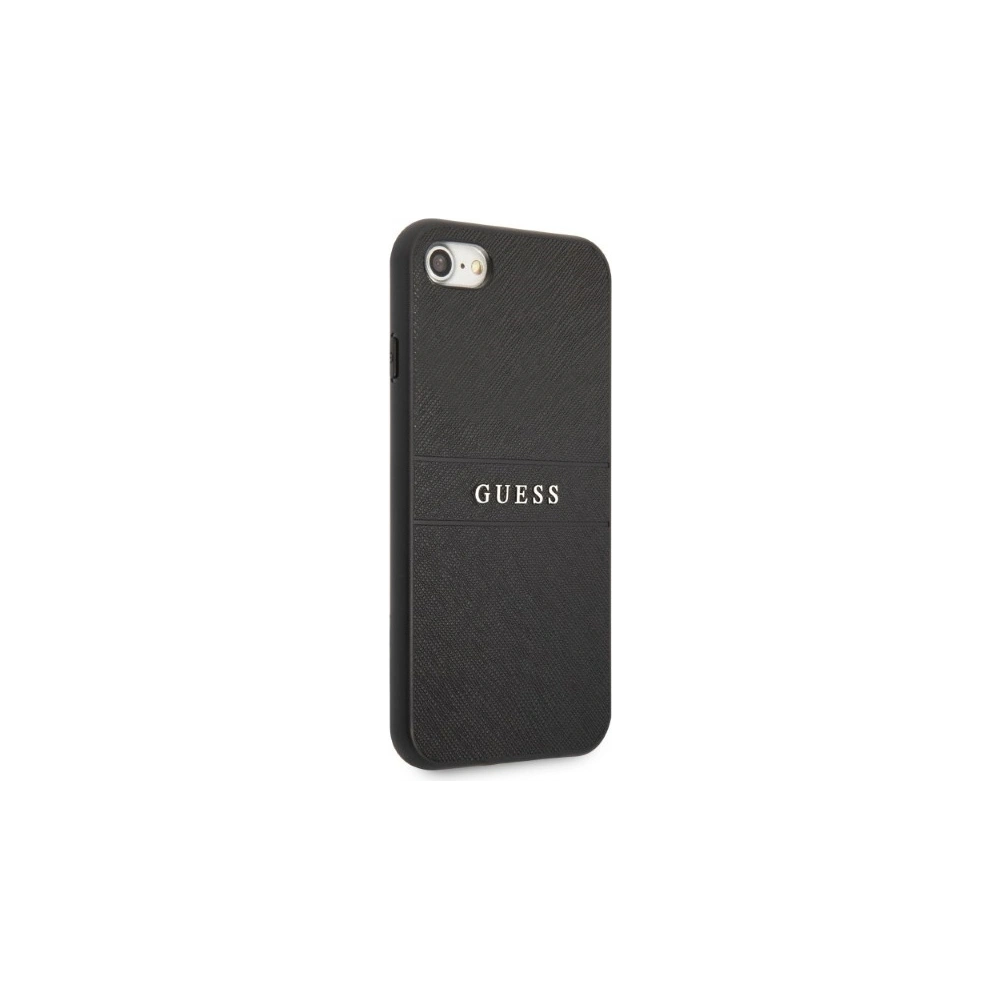 Etui Guess GUHCI8PSASBBK Apple iPhone SE 2022/SE 2020/8/7 czarny/black Saffiano Strap