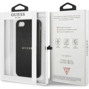 Kup Case Guess GUHCI8PSASBBK Apple iPhone SE 2022/SE 2020/8/7 schwarz Saffiano Strap - GUE2327 - {ean13} - Sklep Home Screen