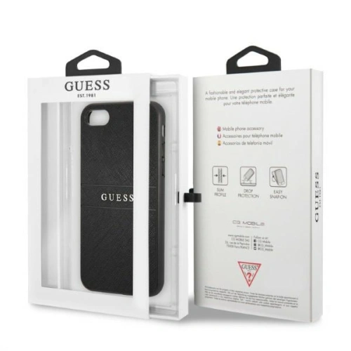 Kup Etui Guess GUHCI8PSASBBK Apple iPhone SE 2022/SE 2020/8/7 černý/black Saffiano Strap - GUE2327 - {ean13} - Sklep Home Screen