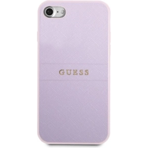 Kup Case Guess GUHCI8PSASBPU für Apple iPhone SE 2022/SE 2020/8/7 Hardcase lila/purple Saffiano Hot Stamp & Metalllogo - GUE2328 - {ean13} - Sklep Home Screen