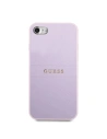 Kup Etui Guess GUHCI8PSASBPU Apple iPhone SE 2022/SE 2020/8/7 hardcase fioletowy/purple Saffiano Hot Stamp & Metal Logo - GUE2328 - {ean13} - Sklep Home Screen