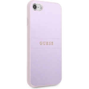 Kup Case Guess GUHCI8PSASBPU für Apple iPhone SE 2022/SE 2020/8/7 Hardcase lila/purple Saffiano Hot Stamp & Metalllogo - GUE2328 - {ean13} - Sklep Home Screen
