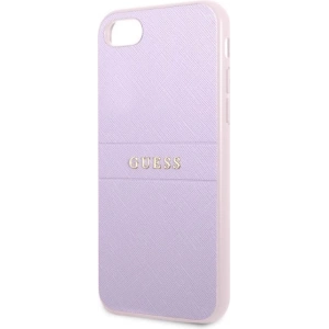 Kup Case Guess GUHCI8PSASBPU für Apple iPhone SE 2022/SE 2020/8/7 Hardcase lila/purple Saffiano Hot Stamp & Metalllogo - GUE2328 - {ean13} - Sklep Home Screen