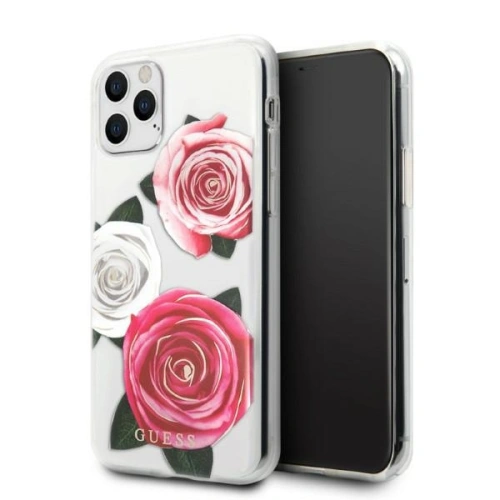 Kup Etui Guess GUHCN58ROSTRT Apple iPhone 11 Pro transparent hardcase Floare Dorință Roz & Alb Rose - GUE2330 - {ean13} - Sklep Home Screen