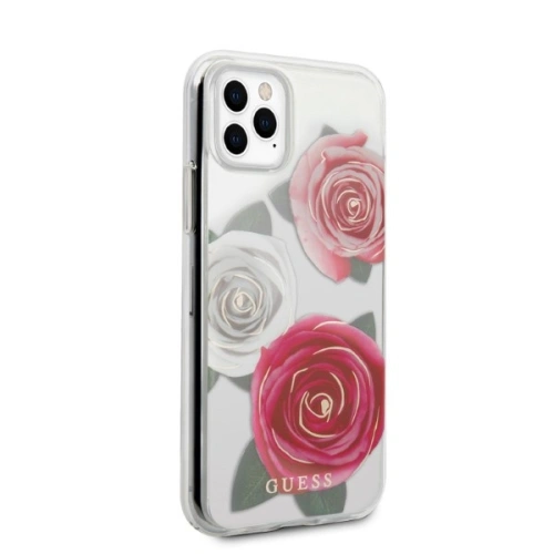 Kup Etui Guess GUHCN58ROSTRT Apple iPhone 11 Pro transparent hardcase Floare Dorință Roz & Alb Rose - GUE2330 - {ean13} - Sklep Home Screen