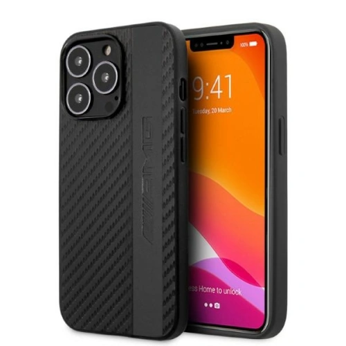 Kup Etui Mercedes AMG AMHCP13LBLSCA Apple iPhone 13 Pro černý/black hardcase Carbon Stripe&Embossed - MRS70 - {ean13} - Sklep Home Screen