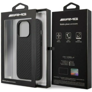 Kup Case Mercedes AMG AMHCP13LBLSCA Apple iPhone 13 Pro schwarz/black Hardcase Carbon Stripe&Embossed - MRS70 - {ean13} - Sklep Home Screen