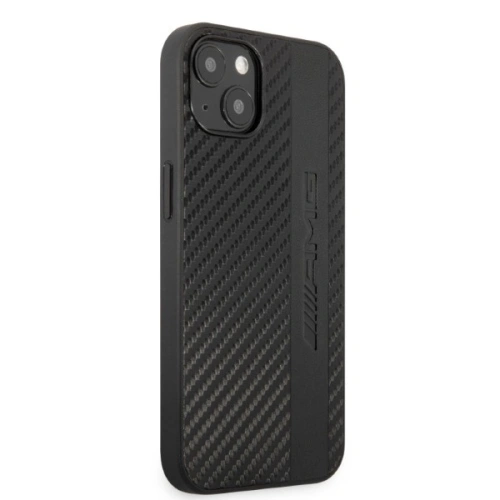 Kup Etui Mercedes AMG AMHCP13MBLSCA Apple iPhone 13 czarny/black hardcase Carbon Stripe&Embossed - MRS71 - {ean13} - Sklep Home Screen