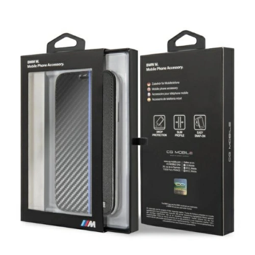 Kup Etui BMW BMBKTRI61CAPNBK Apple iPhone XR book navy/niebieski Carbon - BMW328 - {ean13} - Sklep Home Screen
