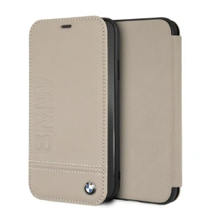 Kup Case BMW BMFLBKI61LLST Apple iPhone XR Buch beige/taupe Logo Prägung - BMW329 - {ean13} - Sklep Home Screen