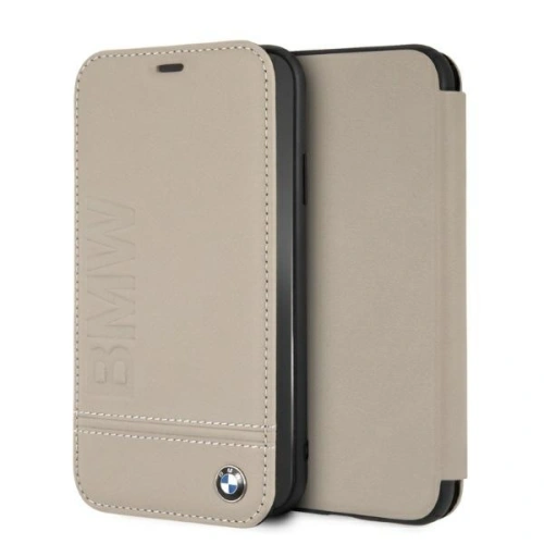 Kup Etui BMW BMFLBKI61LLST Apple iPhone XR book beżowy/taupe Logo Imprint - BMW329 - {ean13} - Sklep Home Screen