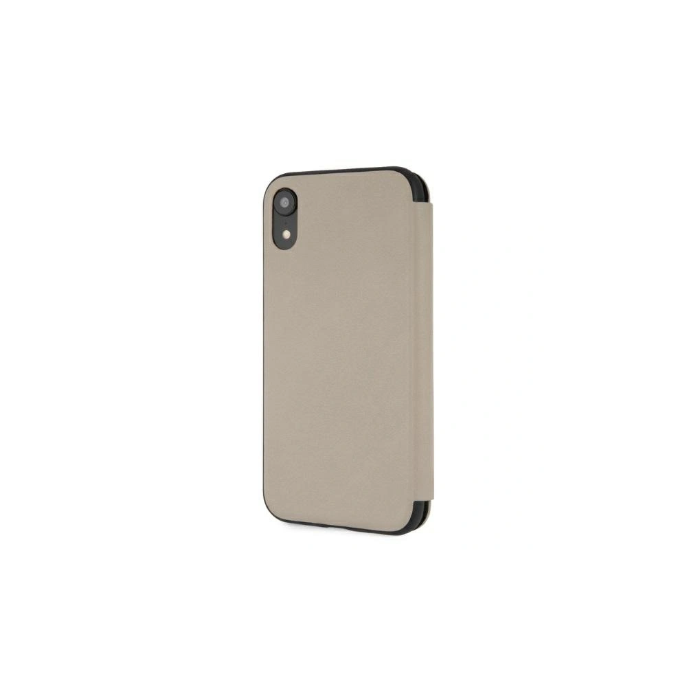 Etui BMW BMFLBKI61LLST Apple iPhone XR book beżowy/taupe Logo Imprint
