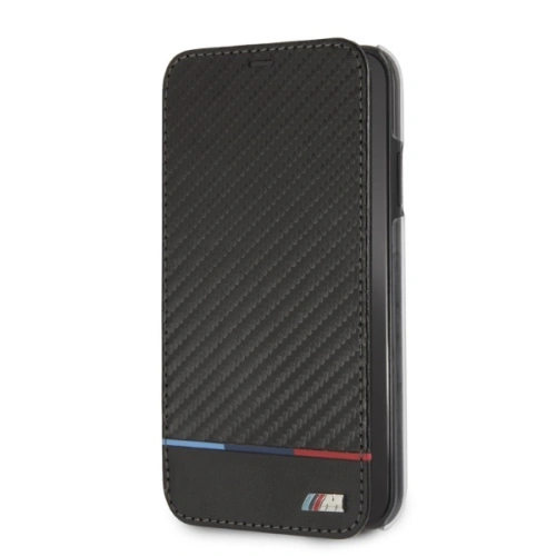 Kup Etui BMW BMTRBKI61PUCARTCBK Apple iPhone XR book czarny/black Carbon Tricolor Stripe - BMW330 - {ean13} - Sklep Home Screen
