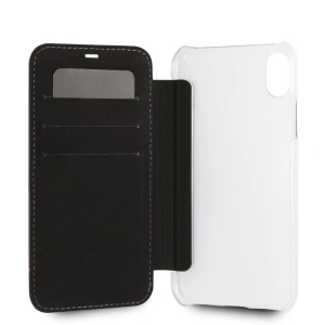BMW BMTRBKI61PUCARTCBK Apple iPhone XR book black Carbon Tricolor Stripe