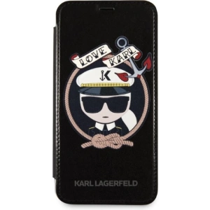 Kup Case Karl Lagerfeld KLFLBKPXKSB Apple iPhone XS/X schwarz/black Buchhülle Signature Glitter - KLD1358 - {ean13} - Sklep Home Screen