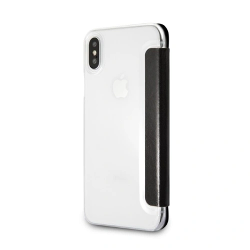 Kup Etui Karl Lagerfeld KLFLBKPXKSB Apple iPhone XS/X czarny/black bookcase Signature Glitter - KLD1358 - {ean13} - Sklep Home Screen