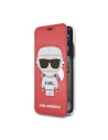 Buy Karl Lagerfeld KLFLBKPXKSCORE Apple iPhone XS/X bookcase red Karl Space Cosmonaut - KLD1359 - {ean13} - Home Screen Store Europe
