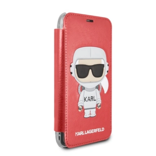 Buy Karl Lagerfeld KLFLBKPXKSCORE Apple iPhone XS/X bookcase red Karl Space Cosmonaut - KLD1359 - {ean13} - Home Screen Store Europe