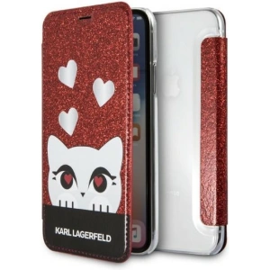 Kup Etui Karl Lagerfeld KLFLBKPXVDCRE Apple iPhone XS/X piros/piros könyv Valentine - KLD1360 - {ean13} - Sklep Home Screen