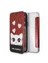 Kup Etui Karl Lagerfeld KLFLBKPXVDCRE Apple iPhone XS/X piros/piros könyv Valentine - KLD1360 - {ean13} - Sklep Home Screen