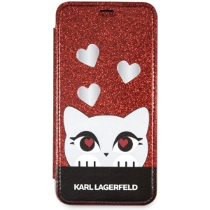 Kup Case Karl Lagerfeld KLFLBKPXVDCRE Apple iPhone XS/X rot/rot Buch Valentine - KLD1360 - {ean13} - Sklep Home Screen