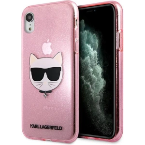 Kup Etui Karl Lagerfeld KLHCI61CHTUGLP Apple iPhone XR różowy/pink hardcase Glitter Choupette - KLD1361 - {ean13} - Sklep Home Screen