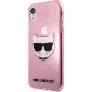 Kup Etui Karl Lagerfeld KLHCI61CHTUGLP Apple iPhone XR różowy/pink hardcase Glitter Choupette - KLD1361 - {ean13} - Sklep Home Screen
