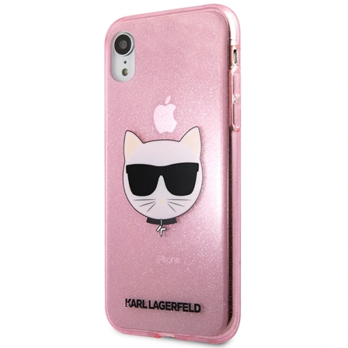 Kup Etui Karl Lagerfeld KLHCI61CHTUGLP Apple iPhone XR rózsaszín/pink hardcase Glitter Choupette - KLD1361 - {ean13} - Sklep Home Screen