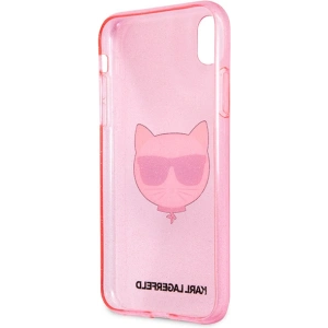 Kup Etui Karl Lagerfeld KLHCI61CHTUGLP Apple iPhone XR różowy/pink hardcase Glitter Choupette - KLD1361 - {ean13} - Sklep Home Screen