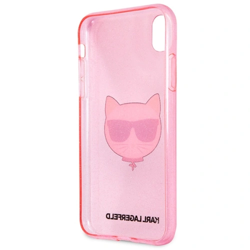 Kup Etui Karl Lagerfeld KLHCI61CHTUGLP Apple iPhone XR rózsaszín/pink hardcase Glitter Choupette - KLD1361 - {ean13} - Sklep Home Screen