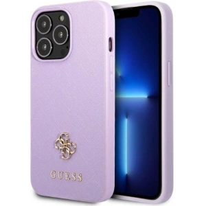 Kup Etui Guess GUHCP13LPS4MU Apple iPhone 13 Pro purpurowy/purple hardcase Saffiano 4G Small Metal Logo - GUE2331 - {ean13} - Sklep Home Screen