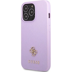 Kup Etui Guess GUHCP13LPS4MU Apple iPhone 13 Pro purpurowy/purple hardcase Saffiano 4G Small Metal Logo - GUE2331 - {ean13} - Sklep Home Screen