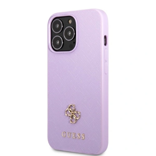 Kup Etui Guess GUHCP13LPS4MU Apple iPhone 13 Pro purpurová/purple hardcase Saffiano 4G Small Metal Logo - GUE2331 - {ean13} - Sklep Home Screen